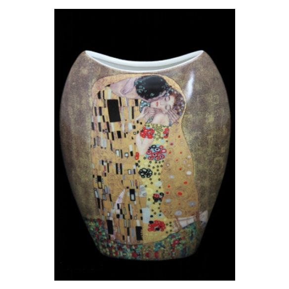 P.P.W3A15-24634 Porcelánváza 16x20cm Klimt:The Kiss