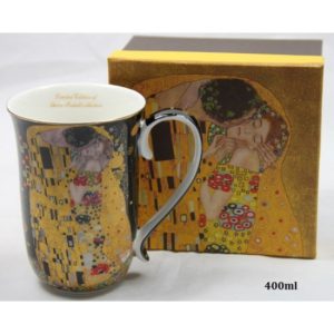 P.P.W8KL359-22390 Porcelánbögre 400ml,Klimt:The Kiss