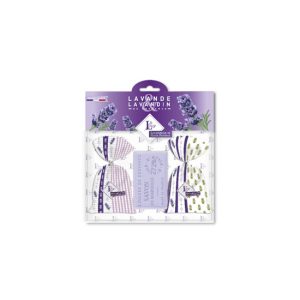 LAV.LHP9CP Levendulával töltött Provence zsák 2db, 18 g+levendulaszappan 100g