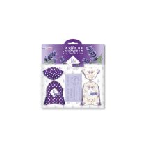   LAV.LHP9BV Levendulával töltött Bicolore Violet zsák 2db, 18g+levendulaszappan 100g