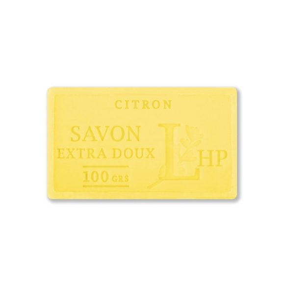 LAV.LHP25100CIT Marseille szappan, növényi olajjal,100g,parabén-tartósítószer-szulfát mentes,hidratáló,celofánban,Citron(citrom)