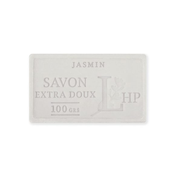 LAV.LHP25100JAS Marseille szappan, növényi olajjal,100g, parabén-tartósítószer-szulfát mentes,hidratáló, celofánban Jasmin (jázmin)