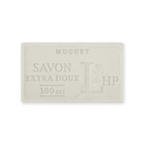   LAV.LHP25100MUG Marseille szappan, növényi olajjal,100g,parabén-tartósítószer-szulfát mentes,hidratáló,celofánban,Muguet (gyöngyvirág)