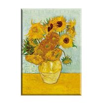 FRI.18342 Hűtőmágnes 8x5,4x0,3cm, Van Gogh:Napraforgók