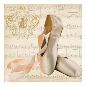 PPD.C1332467 Concerto Ballet papírszalvéta 33x33cm,20db-os