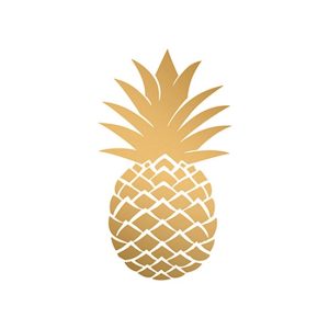 PPD.B1252657 Golden Pineapple papírszalvéta 25x25cm,20db-os