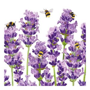 PPD.C1333956 Bees & Lavender papírszalvéta 33x33cm,20db-os