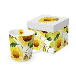 PPD.604681 Porcelánbögre dobozban 0,35l, Sunflowers