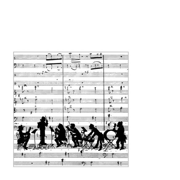 PPD.B125001367 Orchestra papírszalvéta 25x25cm, 20db-os