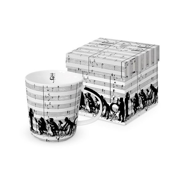 PPD.160301367 Porcelánbögre 0,35l dobozban, Orchestra