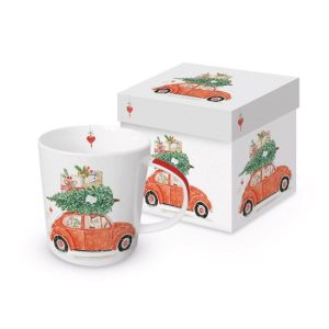 PPD.360302368 Porcelánbögre 0,35l, dobozban, Christmas Delivery