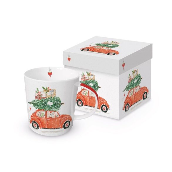 PPD.360302368 Porcelánbögre 0,35l, dobozban, Christmas Delivery