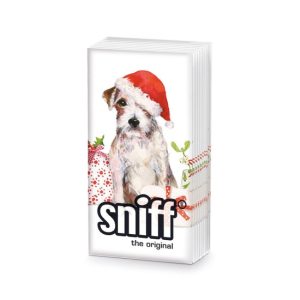 PPD.SNIFF354101538 Christmas Pup papírzsebkendő 10db-os