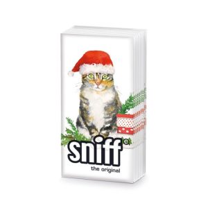 PPD.SNIFF354101534 Christmas Kitty papírzsebkendő 10db-os