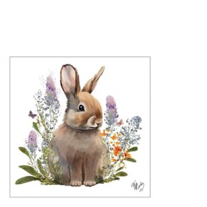 PPD.B125002622 Belle Bunny papírszalvéta 25x25cm, 20db-os