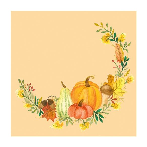 PPD.C333002924 Pumpkin Flair papírszalvéta 33x33cm, 20db-os