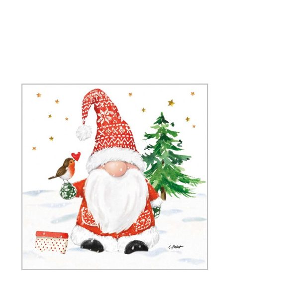 PPD.B325002773 Christmas Buddy papírszalvéta 25x25cm, 20db-os