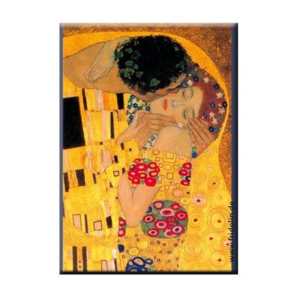 FRI.18314 Hűtőmágnes 8x5,4x0,3cm,Klimt:The Kiss