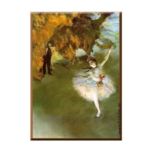 FRI.18303 Hűtőmágnes 8x5,4x0,3cm,Degas:The Star