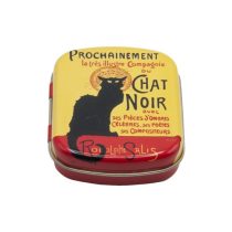 FRI.18621 Fémdoboz 6,3x1,8x5,2cm, Chat Noir