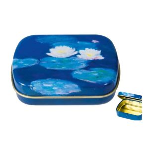 FRI.18641 Fémdoboz 6,3x1,8x5,2cm,Monet:Water Lilies