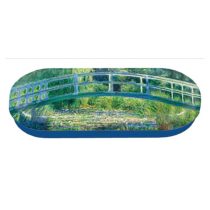   FRI.18744 Szemüvegtok fémdoboz, 16x2,8x6,6cm, Monet: Híd a tavirózsák felett