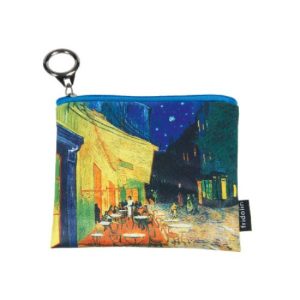 FRI.19271 Mini pénztárca, polyester, 12x1,5x10cm,Van Gogh:Kávéház éjjel