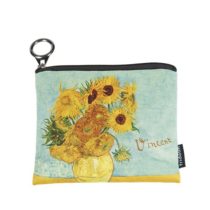   FRI.19272 Mini pénztárca, polyester, 12x1,5x10cm, Van Gogh:Napraforgók