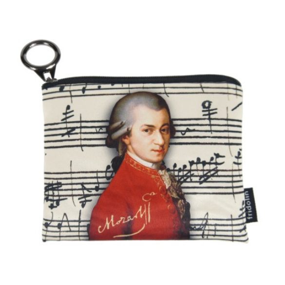 FRI.19279 Mini pénztárca, polyester, 12x1,5x10cm,Mozart