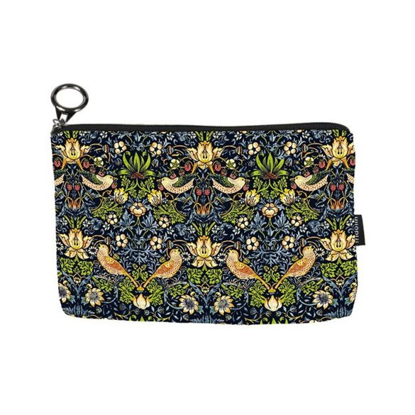 FRI.19206 Kozmetikai táska 19x2,5x13cm, polyester, William Morris: Strawberry Tief