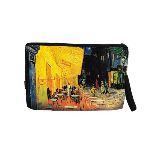FRI.19376 Kozmetikai táska 25x3x17cm,Van Gogh:Kávéház éjjel