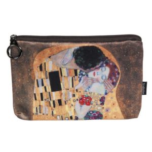 FRI.19056 Kozmetikai táska 19x2,5x13cm, polyester, Klimt:The Kiss