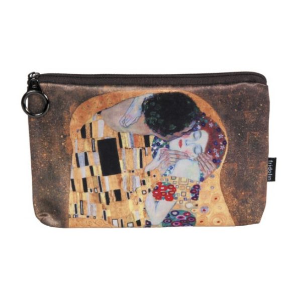 FRI.19056 Kozmetikai táska 19x2,5x13cm, polyester, Klimt:The Kiss