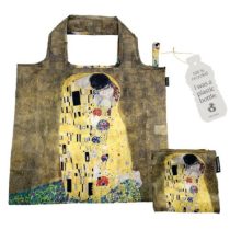   FRI.40581 ECO bevásárló táska újrahasznosított műanyag palackból,48x60cm,összehajtva:15x12cm,Klimt: The Kiss