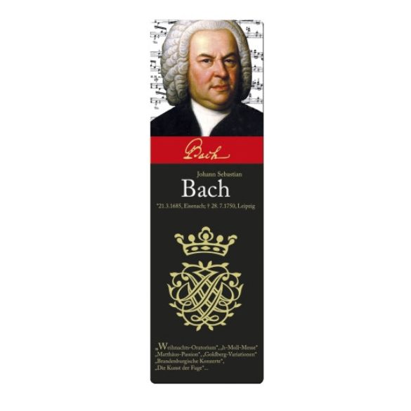 FRI.67433 Könyvjelző 5x16cm,Bach