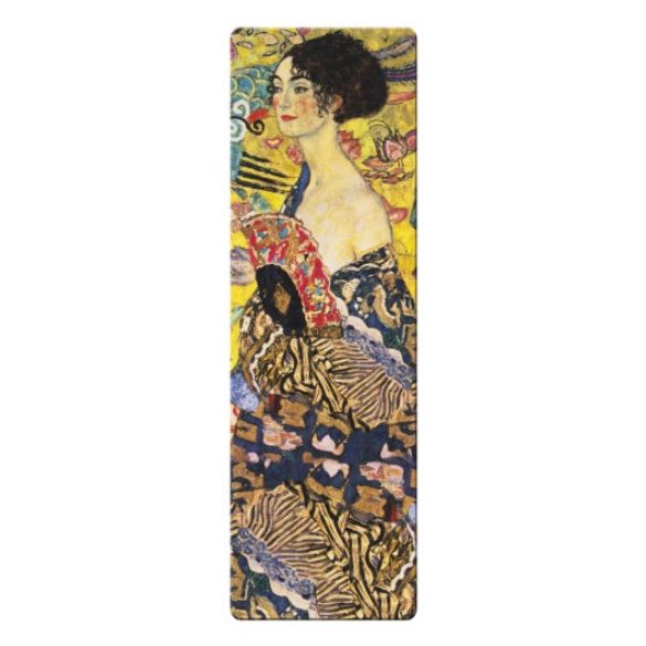 FRI.67447 Könyvjelző 5x16cm, Klimt:Hölgy legyezővel