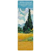   FRI.67477 Könyvjelző 5x16cm Van Gogh: Wheat Field with Cypresses