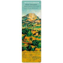FRI.67481 Könyvjelző 5x16cm, Cezanne: Mont Sainte Victoire