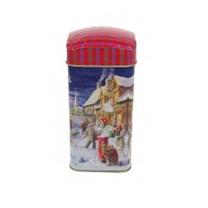 GAW.2309/002 Konyhai fémdoboz 60x60x120mm, Weihnachtsmarkt