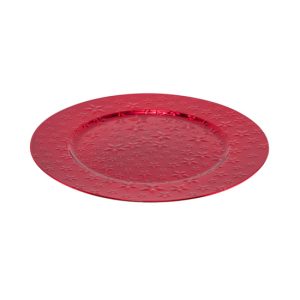 Geh.22405064 Műanyag dekortányér 32,5cm, csillagos, red