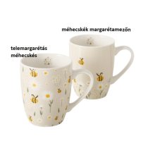B.G.2055337 Porcelánbögre méhecskés, 350ml, Honey