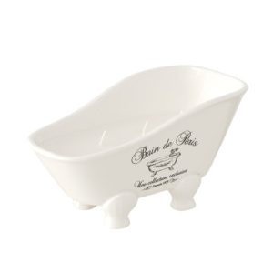 B.G.2058343 Kerámia fürdőkád gyertyával, 20x9x9,5cm, Bathtime