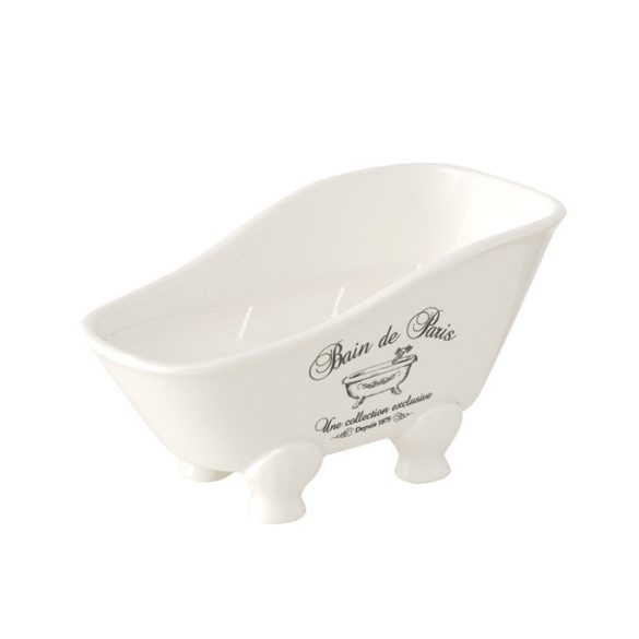 B.G.2058343 Kerámia fürdőkád gyertyával, 20x9x9,5cm, Bathtime