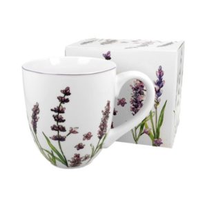 D.G.25637 Porcelán jumbóbögre dobozban,900 ml, Classic Lavender
