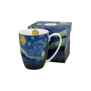 D.G.27143 Porcelánbögre 380ml dobozban,Van Gogh: Csillagos éj