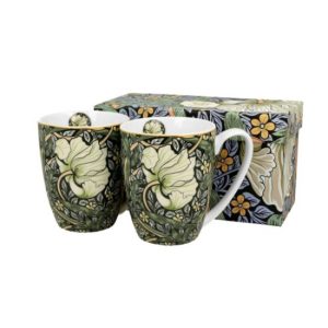 D.G.27488 Porcelánbögre 360ml, 2 db-os, dobozban, William Morris:Pimpernel