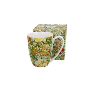 D.G.27853 Porcelánbögre 300ml, dobozban, William Morris: Golden Lilly