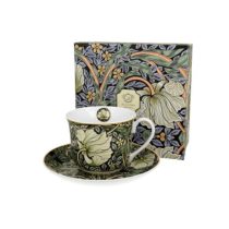   D.G.31751 Porceláncsésze+alj 400ml,dobozban,William Morris:Pimpernel