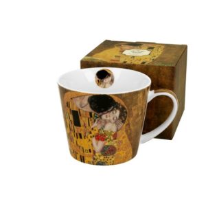 D.G.32277 Porcelánbögre 610ml,  dobozban, Klimt:The Kiss