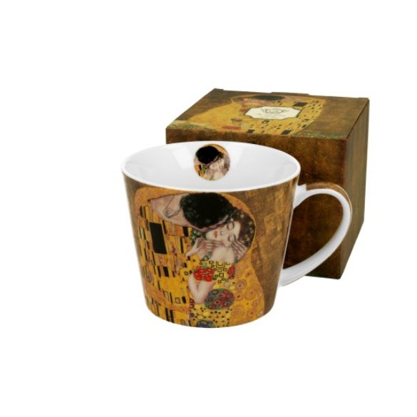 D.G.32277 Porcelánbögre 610ml,  dobozban, Klimt:The Kiss